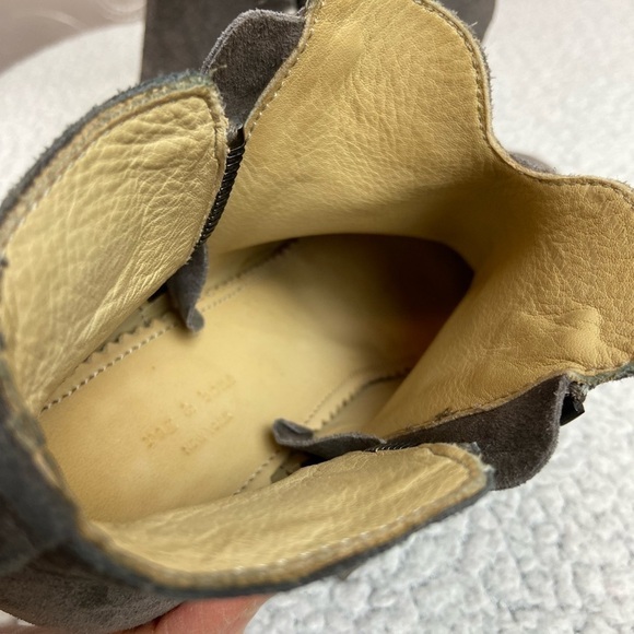 Rag &Bone Gray Italian Leather Booties, 36/6 - Picture 6 of 12